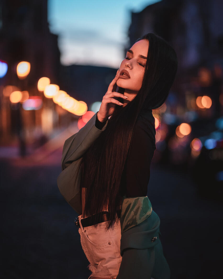 Night Street Portrait